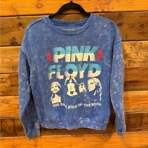 Pink Floyd Heathered/Acid Wash EUC Blue Sweatshirt - M